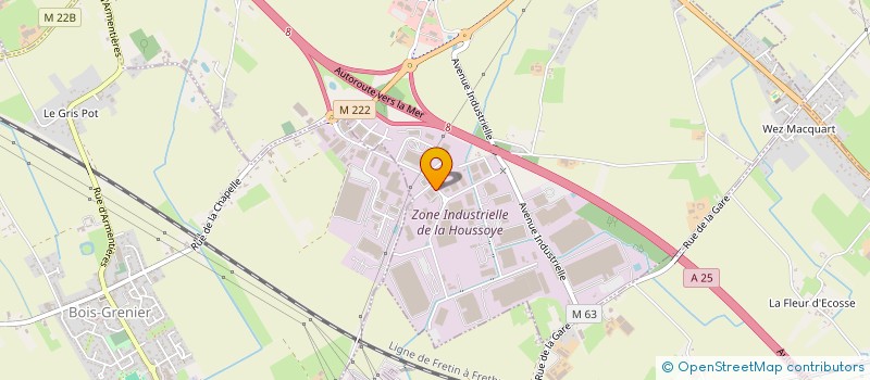 localisation de l'entreprise SC FRANVE à LA CHAPELLE-D'ARMENTIERES