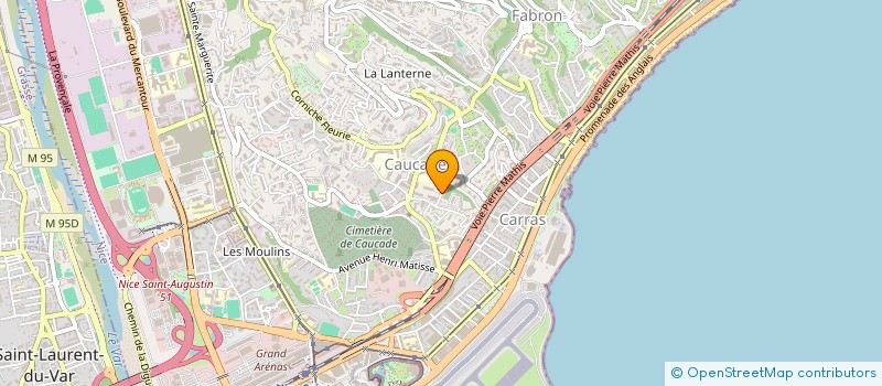 localisation de l'entreprise SC FRASAMI à NICE