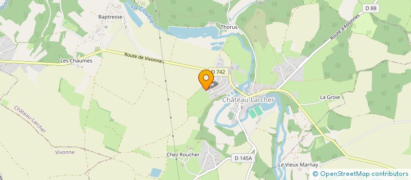 localisation de l'entreprise SC FS  CHATEAU-LARCHER