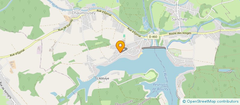 localisation de l'entreprise SC FUMAR  CHAUMOUSEY