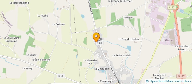 localisation de l'entreprise SC FVAL  GRAND-FOUGERAY