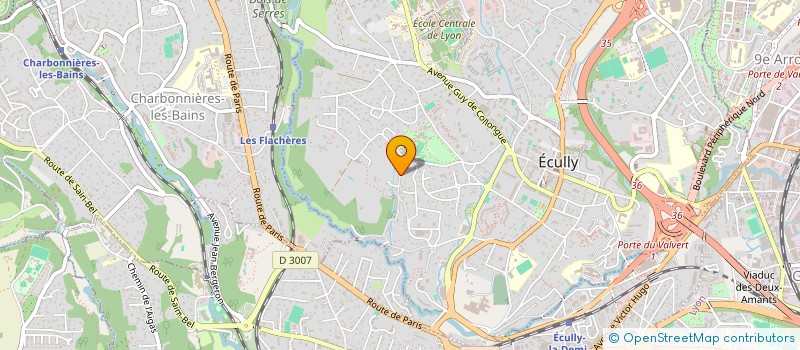 localisation de l'entreprise SC G&CO CAPITAL  ECULLY