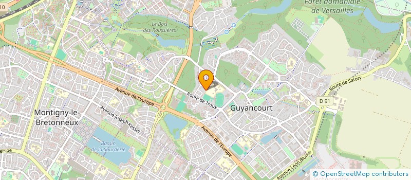 localisation de l'entreprise SC G.IMMO  GUYANCOURT