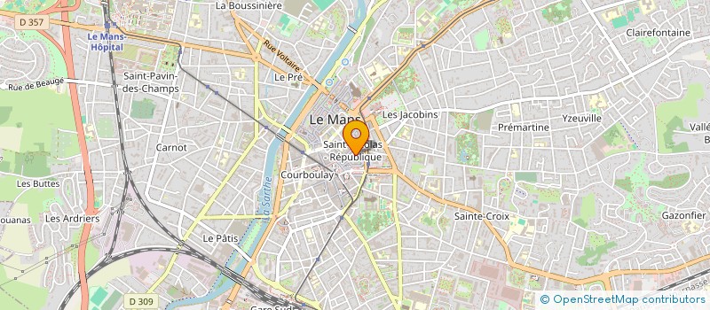 localisation de l'entreprise SC GABAR  LE MANS