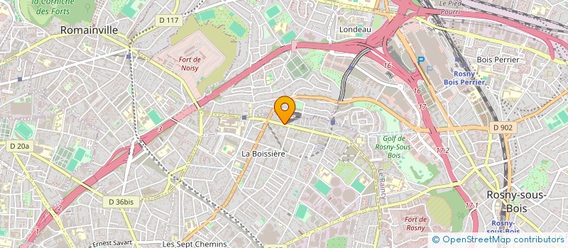 localisation de l'entreprise SC GALEN à MONTREUIL