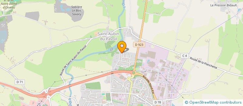 localisation de l'entreprise SC GALISSON SYCLA à SEGRE-EN-ANJOU BLEU