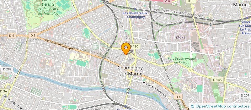 localisation de l'entreprise SC GARDEN BOX à CHAMPIGNY-SUR-MARNE