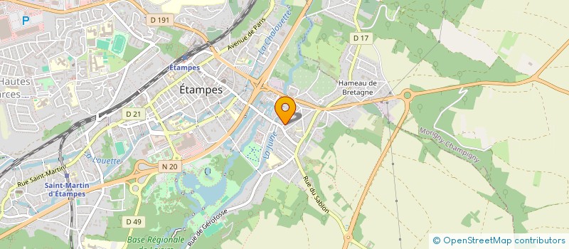 localisation de l'entreprise SC GARNEK  ETAMPES