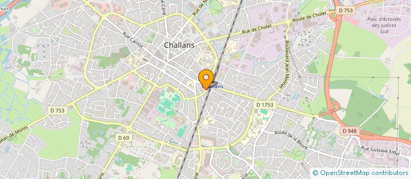 localisation de l'entreprise SC GARREAU WJ à CHALLANS