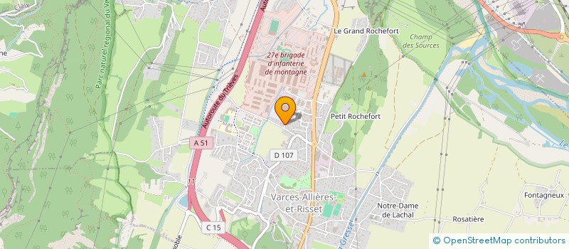 localisation de l'entreprise SC GAUFASTE  VARCES-ALLIERES-ET-RISSET