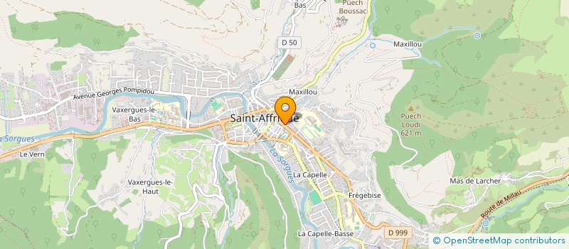 localisation de l'entreprise SC GAYRAUD VOYAGES  SAINT-AFFRIQUE