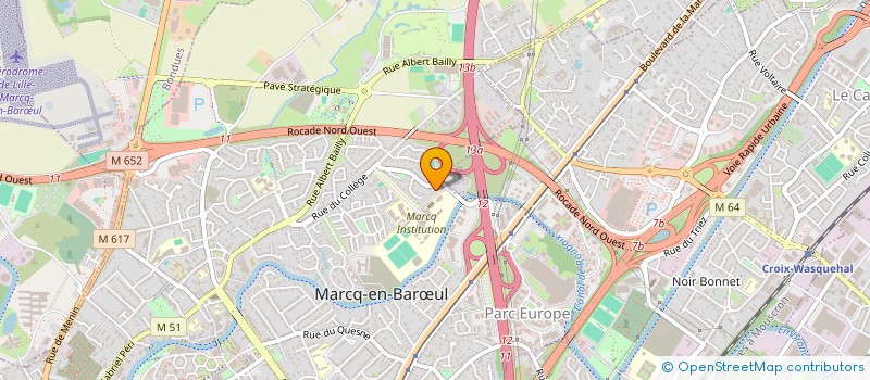 localisation de l'entreprise SC GAZU à MARCQ-EN-BARŒUL