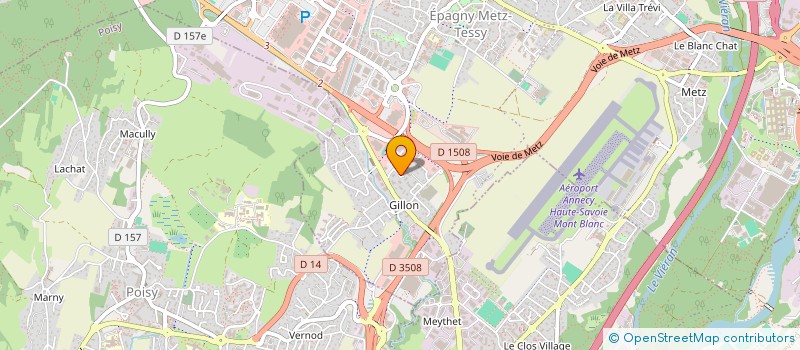 localisation de l'entreprise SC GB INVEST  EPAGNY METZ-TESSY