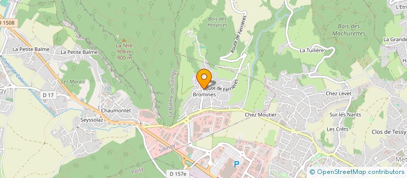 localisation de l'entreprise SC GDL  SILLINGY