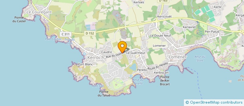 localisation de l'entreprise SC GEAND à PLOEMEUR