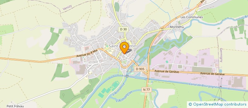 localisation de l'entreprise SC GEL  SAINT FLORENTIN