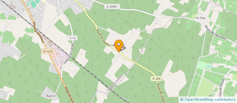 localisation de l'entreprise SC GELLIS  LESPARRE-MEDOC