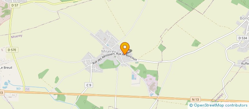 localisation de l'entreprise SC GEOCY  MISEREY