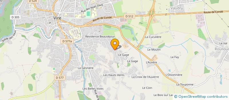 localisation de l'entreprise SC GESP2 FINANCES  VIRE NORMANDIE