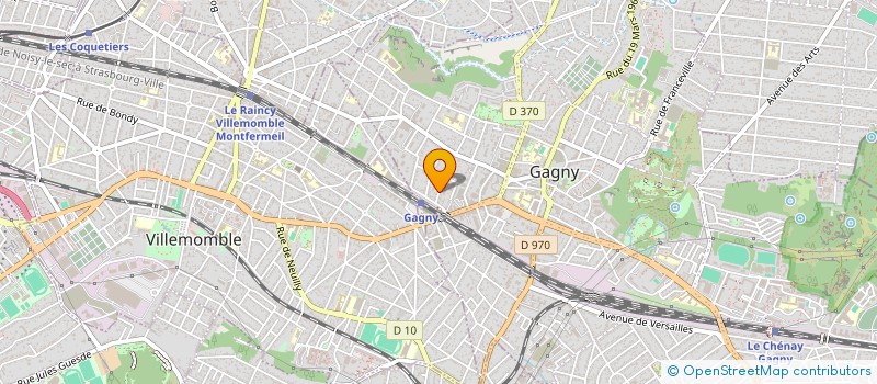 localisation de l'entreprise SC GESTION ET RENOVATION  GAGNY