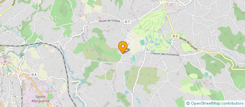 localisation de l'entreprise SC GH GESTION  CHATEAUNEUF-GRASSE