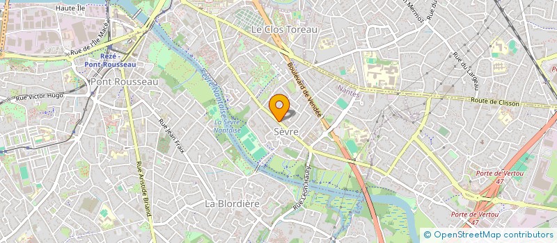 localisation de l'entreprise SC GHANN  NANTES