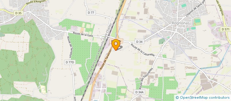 localisation de l'entreprise SC GIBESTAU  ROGNONAS