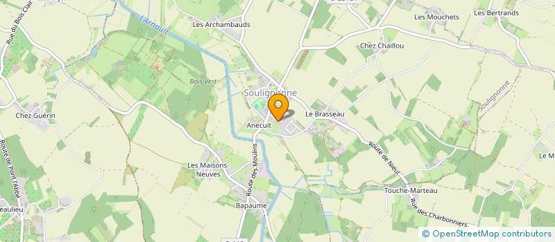 localisation de l'entreprise SC GILANNE  SOULIGNONNE