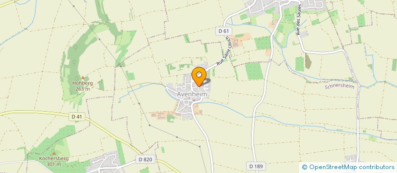 localisation de l'entreprise SC GINGER  SCHNERSHEIM