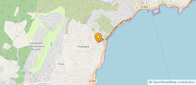 localisation de l'entreprise SC GJ à SAINTE-MAXIME