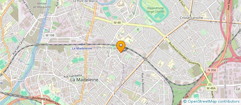 localisation de l'entreprise SC GM à MARCQ-EN-BARŒUL