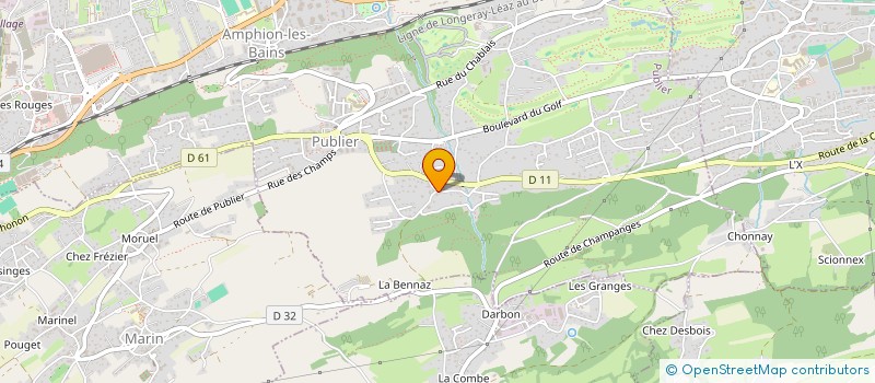 localisation de l'entreprise SC GOETHALS INVEST  PUBLIER