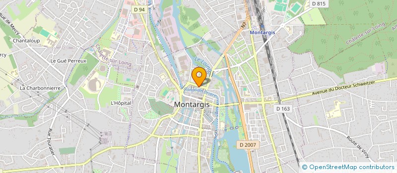 localisation de l'entreprise SC GOLD à MONTARGIS