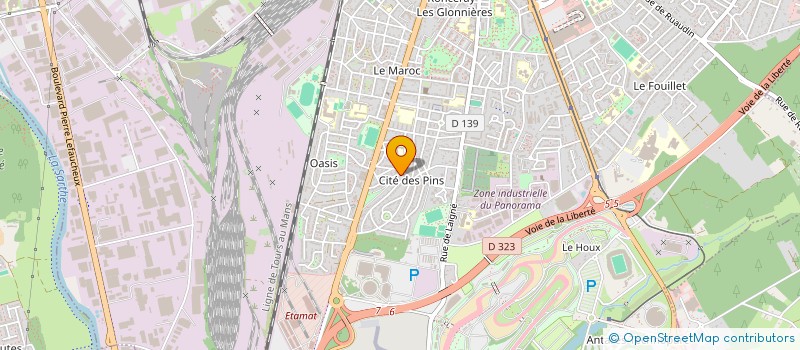 localisation de l'entreprise SC GORON-REMY  LE MANS