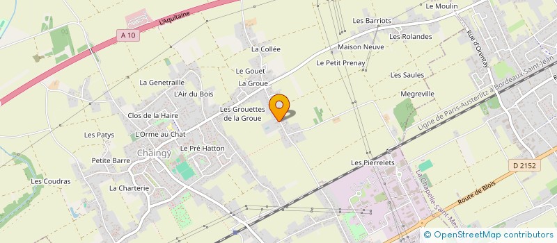 localisation de l'entreprise SC GR à CHAINGY