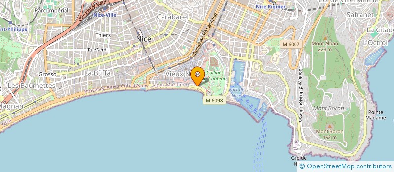 localisation de l'entreprise SC GRAZIANO ZANETTI à NICE
