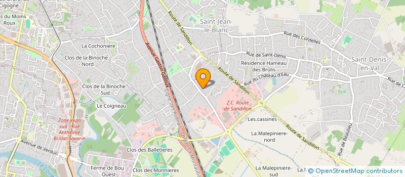 localisation de l'entreprise SC GREG INVEST  SAINT-JEAN-LE-BLANC