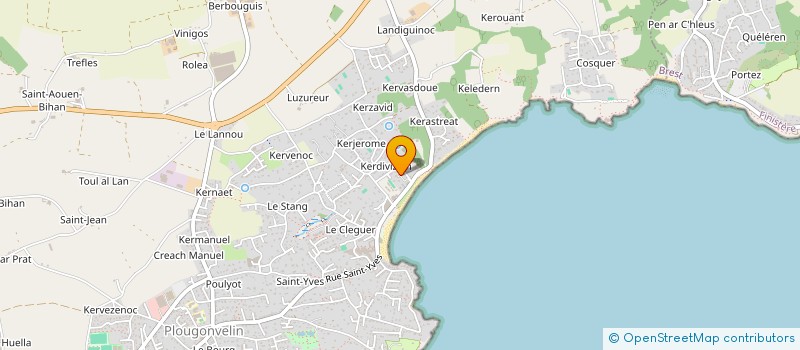 localisation de l'entreprise SC GREME  PLOUGONVELIN