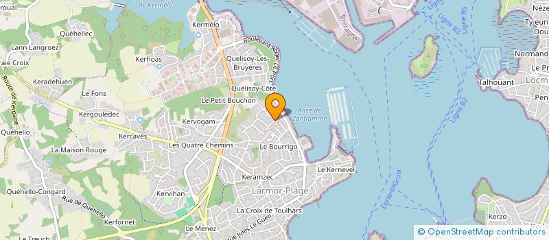 localisation de l'entreprise SC GRILLOT  LARMOR-PLAGE