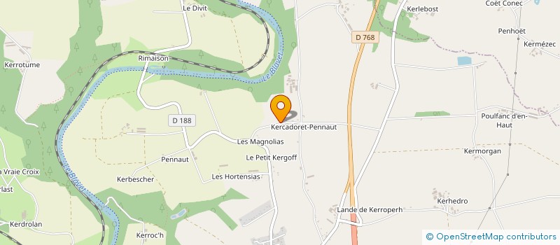 localisation de l'entreprise SC GTC  PLUMELIAU-BIEUZY