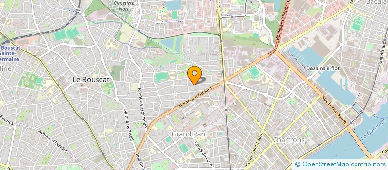 localisation de l'entreprise SC GUESDE  LE BOUSCAT