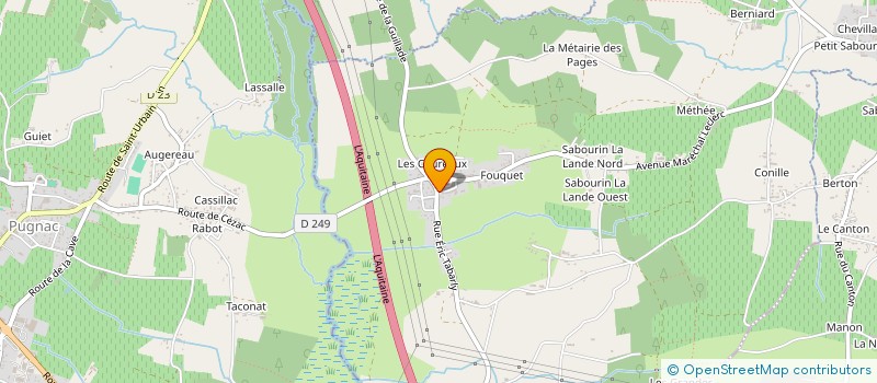 localisation de l'entreprise SC GUIBERT NJCR  CEZAC