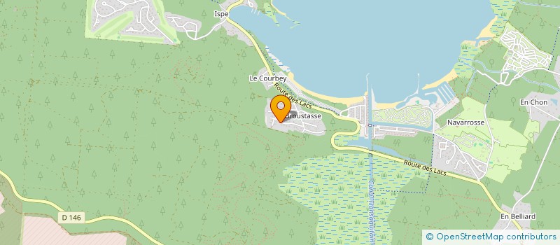 localisation de l'entreprise SC GUILBAUD HULLO  BISCARROSSE