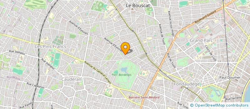 localisation de l'entreprise SC GUILLOT GRELIER  BORDEAUX