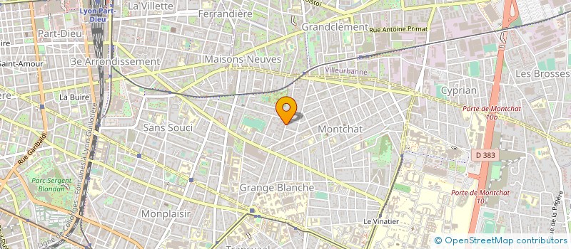 localisation de l'entreprise SC GUSTAVES  LYON