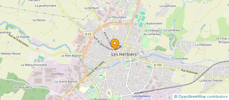 localisation de l'entreprise SC H.F.D. à LES HERBIERS