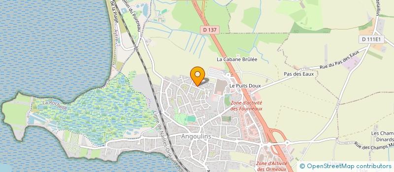 localisation de l'entreprise SC HABITATION  ANGOULINS