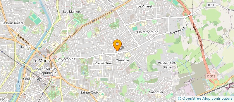 localisation de l'entreprise SC HARICOT FAMILY  YVRE-L'EVEQUE