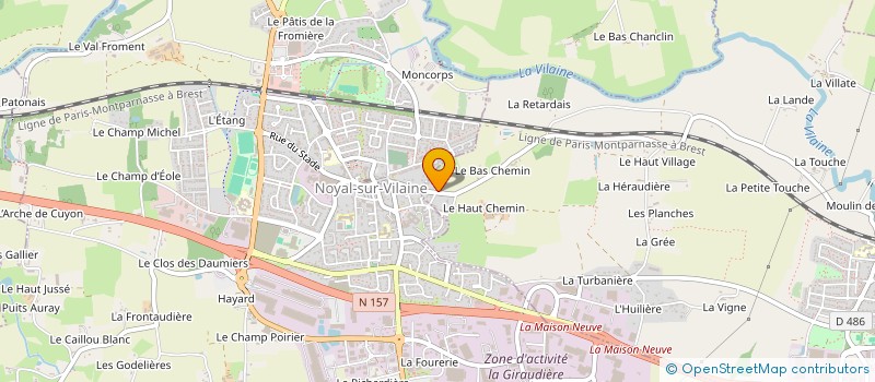 localisation de l'entreprise SC HARMONIE PATRIMOINE  BRECE