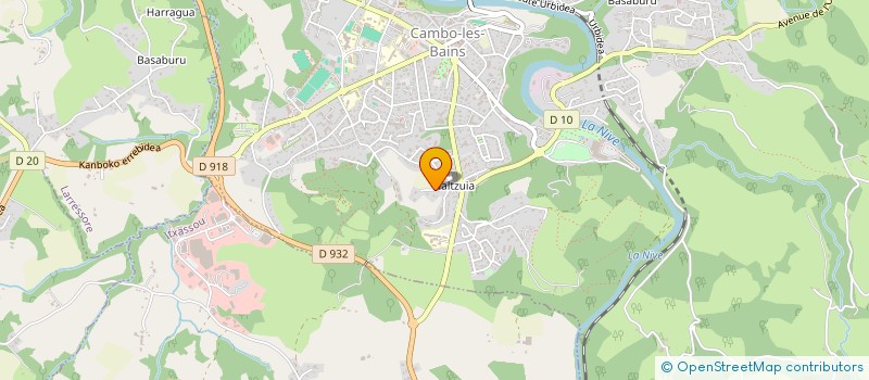 localisation de l'entreprise SC HARREMAN  CAMBO-LES-BAINS